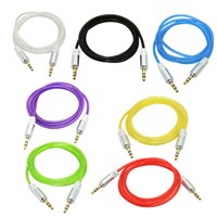 High quality sound output male audio cable 3.5mm for car use