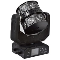 New Arrival 16pcs*10W Cree RGBW 4in1 LED Moving Head Double Beam Flying Light For Disco Event Party