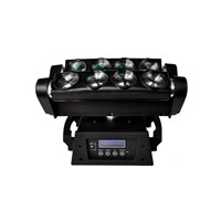 Hot Sale Amazing Effect 8pcs*10W 4in1 RGBW LED Moving Head Spider Light,Beam Light 10/36CH