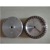 Full segment metal bond diamond grinding wheel for glass polishing