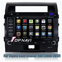Android 4.4 Quad Core Car DVD Player For Toyota Land Cruiser 200 (2008-2012) GPA Navigation