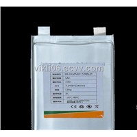 Lithium iron phosphate battery 7268124-5AH,for solar cell,wind power,heat power etc.