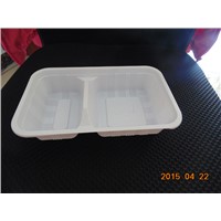 Plastic meal tray take away packaging