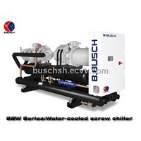 BUSCH water cooled screw chiller for cooling process