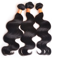 brazilian virgin hair body wave 100% Remy Unprocessed virgin brazilian hair weave
