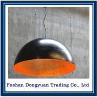 lamp modern stainless steel half ball ,copper ball shape hanging lamp