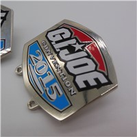 Custom metal badge can add any logo