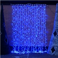 Curtain light with blue LED