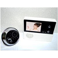 digital door peephole viewer, door bell ring with camera