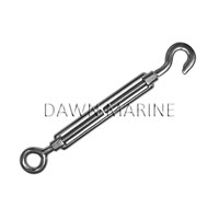 AISI 316 Stainless Steel DIN1480 Turnbuckle Eye &amp;amp; Hook