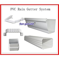 high quality PVC roof rain drain water gutters with cheaper price