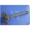 silicon nitride shaft and rotor for gass degassing