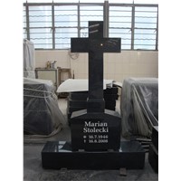 German style G654 granite cross design gravestone
