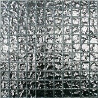 PF106 Silver chrome mirror mosaic glass mosaic decorative tile
