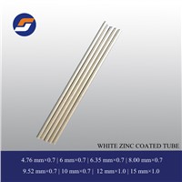 white zinc coating double layer welded low carbon tube made in China