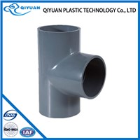 5 inch four way grey color tee pipe fitting