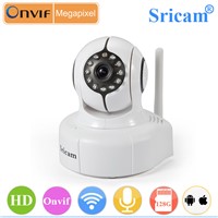 Sricam SP011 P2P 3.6mm lens night vision 10m wireless wifi ip camera with 128g Micro SD card