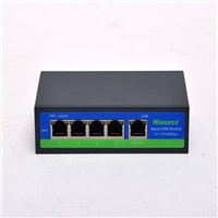 Made in China wholesale Managed 4 port 100Mbps Enternal Power Supply PoE Switch