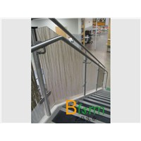 translucent resin panel of fine interlayer, ideal for stair partition