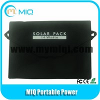 folding solar panel solar charger with DC and USB charger for solar lamp and batteries