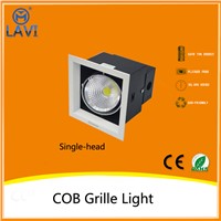 3 years warranty alimunum COB grille light 1 head/2 head/3 head square ceiling light