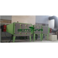 Air cleaning device for foaming PVC product factory