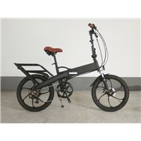 Black foldable new design electric bike
