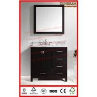 solid wood freestanding  bathroom vanities/bathroom cabinets/bathroom furniture