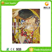 Full Stock Rhinestone Embroidery Abstract Oil Painting Couple Nude Canvas Oil Painting