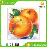 Good Selling Gemstone Mosaic Drawing With Fruit Painting Art On Canvas