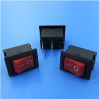 15 x 10mm Red Button Rocker Switches