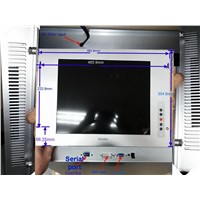 17 Inch 4:3 Touch Screen Monitor for Machine USB or serial port /R232 COM Open Frame Monitor