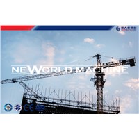 1 Ton topkit electric construction tower crane / hoist 68 / 34 m / min lifting speed