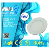 6W/9W/12W/15W/18W/24W LED Recessed Ceiling Panel Down Round Lights Lamp