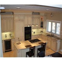 Canadian and American style solid wood kitchen cabinet