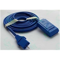 Reusable Cable (Lead wire) for ESU Grounding Pad (MA2000WL-RM) , Rem Plug, CE &amp;amp; ISO13485 Certificate