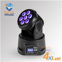 4X LOT 7*10W RGBW 4IN1 LED Moving Head Wash Light, Stage Light