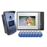 7inch Wired Video Door Phone with Card Reading Function