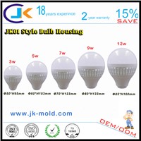 Dongguan led bulb manufacturing plant rohs unique designed smd e27 led bulb plastic aluminum housing