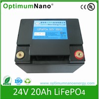 LiFePO4 Battery 24V 20ah for Electric Vehicle Battery