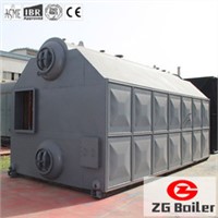 double drum hot water coal fired boiler
