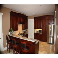 American and Canadian wood kitchen cabinet