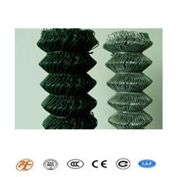 PVC Black Chain Link Fence on hot sale