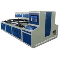150W+150W 18mm/20mm plywood/wood/mdf/die board laser cutting machine with double heads