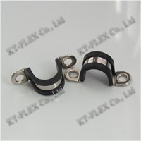 Insulated D type wire cable clip