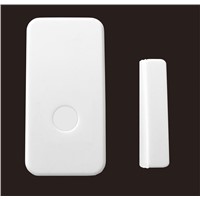 Wireless door window magnetic contact alarm with built-in antenna