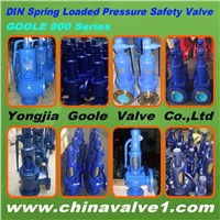 DIN standard spring loaded pressure safety valve