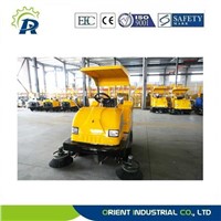 electric ride-on type sweeping machine