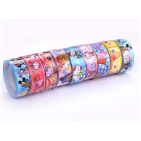 Cartoon Printed Stationery Tape with Tensile Strength