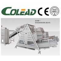 Full automatic continuous centrifugal dewatering machine